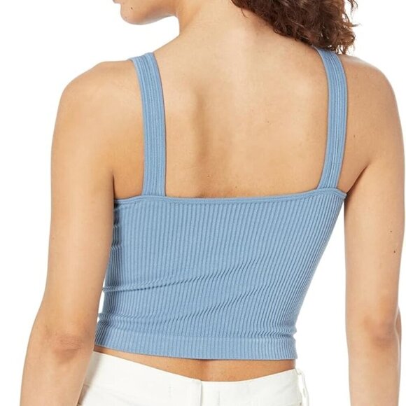 NWOT Free People Intimates Solid Rib Brami Light Blue M/L - Picture 3 of 11